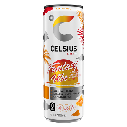 CELSIUS Sparkling Fantasy Vibe Energy Drink 12oz Can