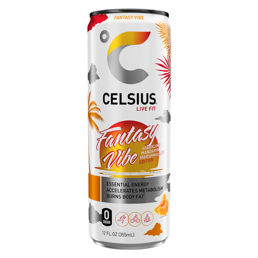 CELSIUS Sparkling Fantasy Vibe Energy Drink 12oz Can