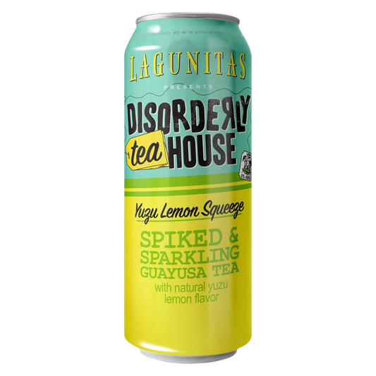 Lagunitas Disorderly Tea House Yuzu Lemon Squeeze Single 19.2oz Can 5% ABV