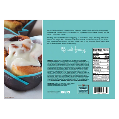 Cinnabon Frosted CinnaSweet Swirls, 6ct