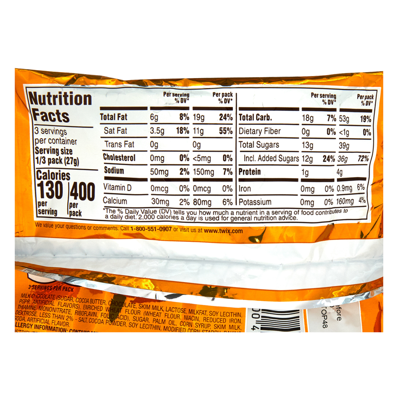 Twix Unwrapped Bites 2.83oz