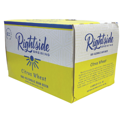 Rightside Brewing Citrus Wheat Non-Alcoholic 6pk 12oz