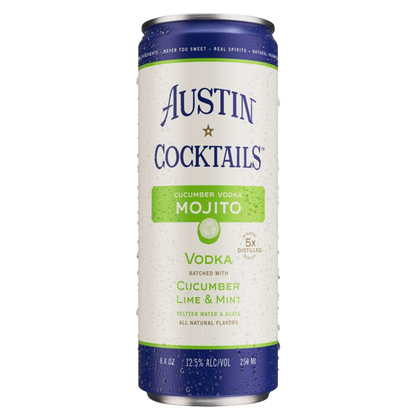 Austin Cocktails Cucumber Vodka Sparkling Mojito 4pk 250ml Can 12.5% ABV