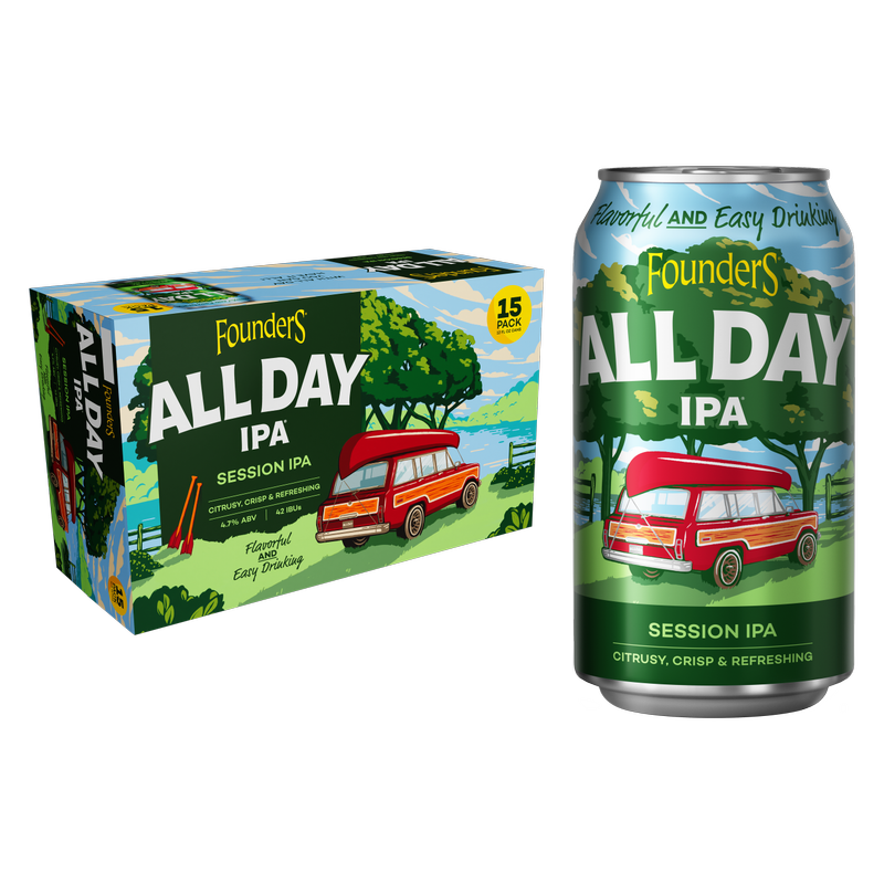 Founders All Day IPA 15pk 12oz Cans 4.7% ABV