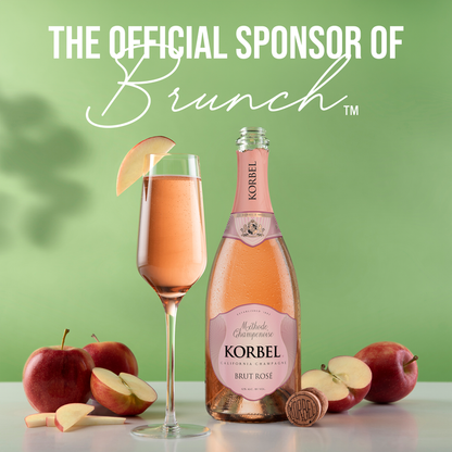 Korbel Brut Rose California Champagne 750ml