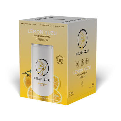 Hello Soju Lemon Yuzu 4pk 12oz Can