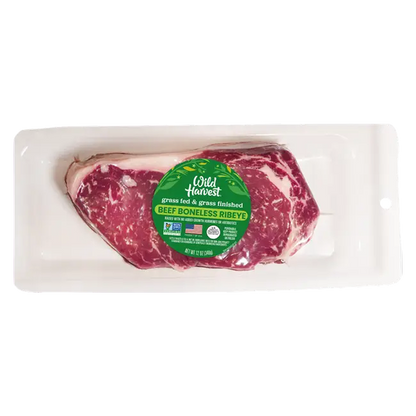 Grass Fed Ribeye Steak (Frozen) - 12oz