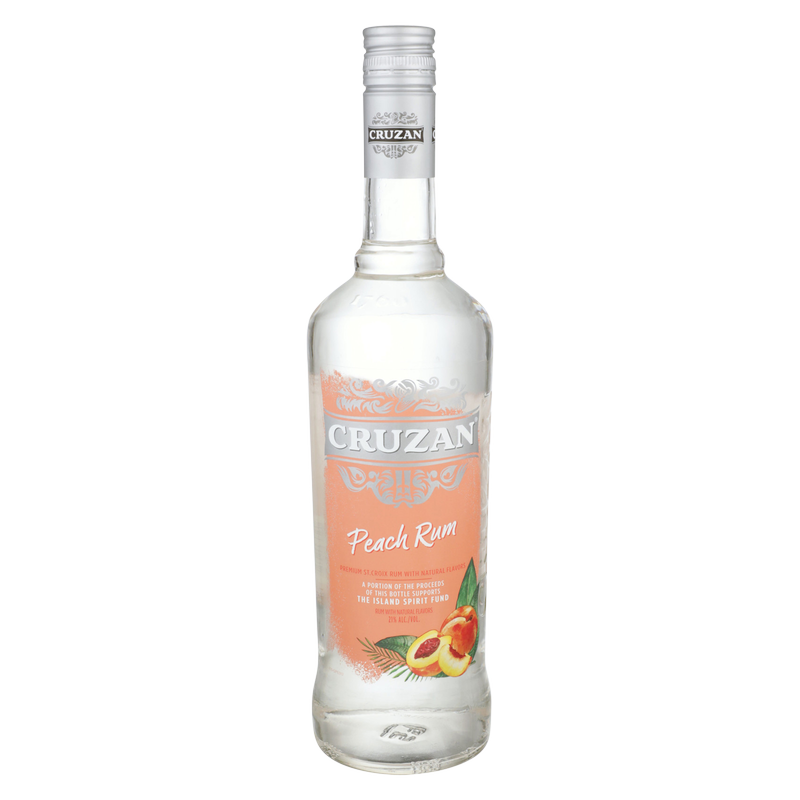 Cruzan Peach Rum 750ml (42 Proof)