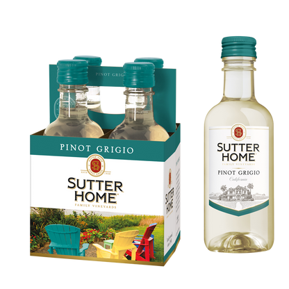 Sutter Home Pinot Grigio 4pk 187ml