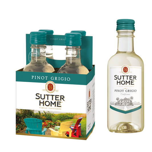 Sutter Home Pinot Grigio 4pk 187ml