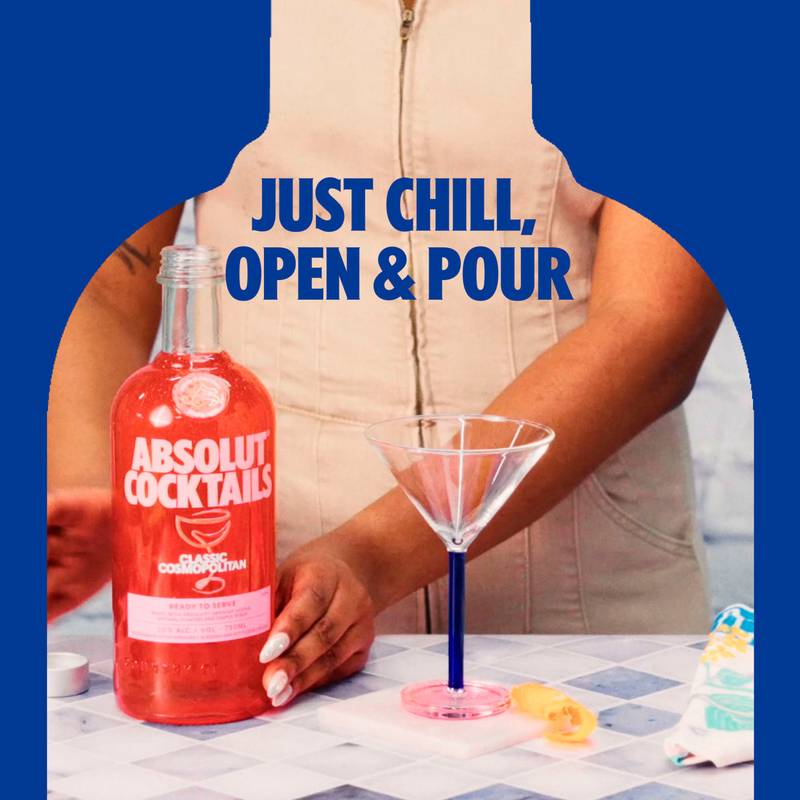 Absolut Classic Cosmo 750ml Bottle