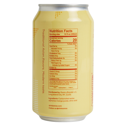 Sanzo Mango Sparkling Water 12oz