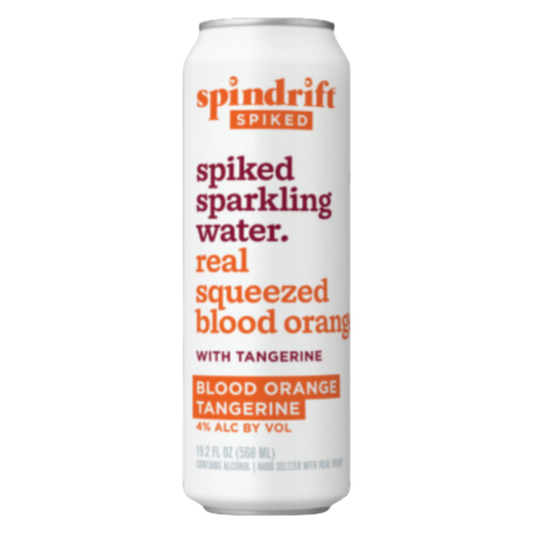 Spindrift Spiked Blood Orange Hard Seltzer 19.2oz Can 4.0% ABV
