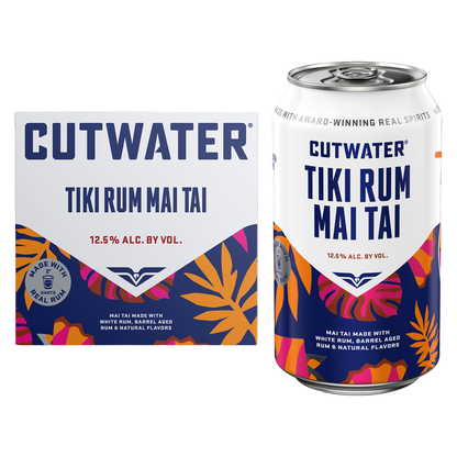 Cutwater Mai Tai Rum 4pk 12oz Can 12.5% ABV