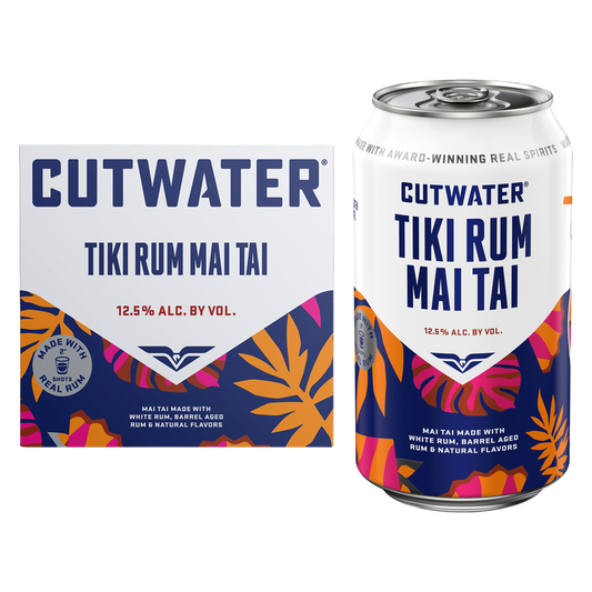 Cutwater Mai Tai Rum 4pk 12oz Can 12.5% ABV