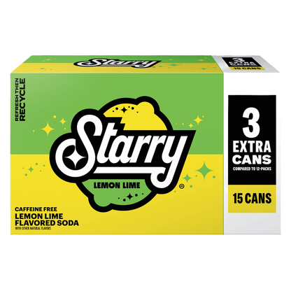 Starry Lemon Lime 15pk 12oz Can
