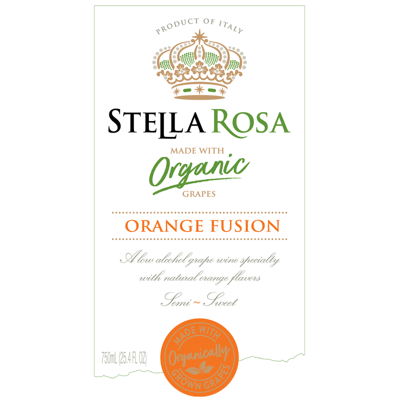 Stella Rosa Orange Fusion Organic 750ml