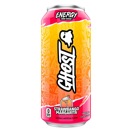 GHOST ENERGY Zero Sugar Strawbango Margarita Limited Edition 16oz Can