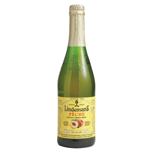 Lindemans Peche Single 25.4oz Btl