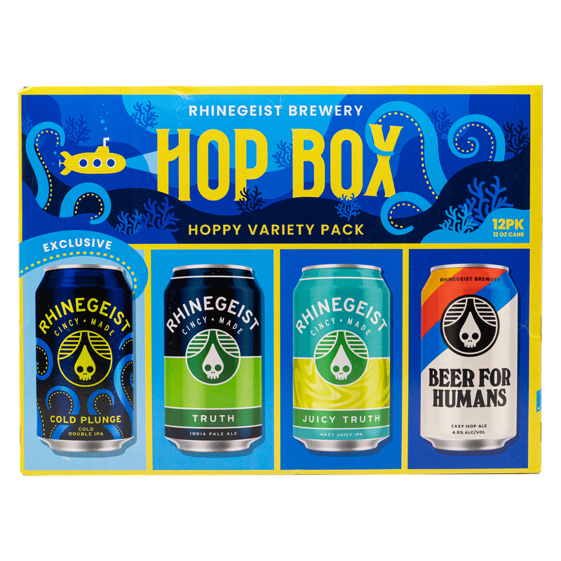Rhinegeist Hop Box Variety Pack 12pk 12oz Can 7.5% ABV