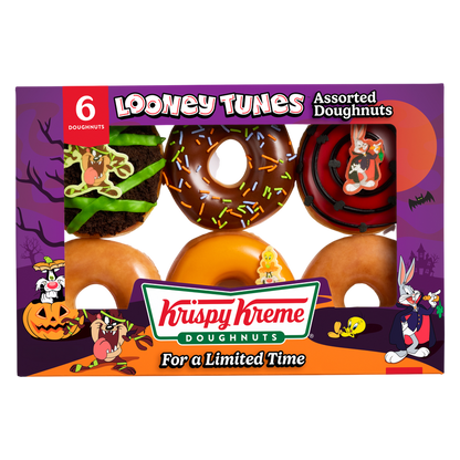 Krispy Kreme Looney Tunes Halloween Collection Doughnuts - 6ct