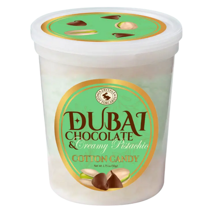 Fairytale Dubai Chocolate & Creamy Pistachio Cotton Candy, 1.75 oz