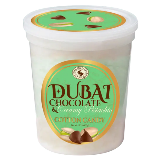 Fairytale Dubai Chocolate & Creamy Pistachio Cotton Candy, 1.75 oz
