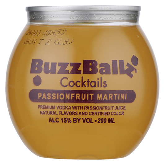 BuzzBallz Cocktails Passionfruit Martini 200ml