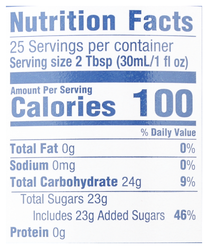 Torani Peach Syrup 750mL Btl