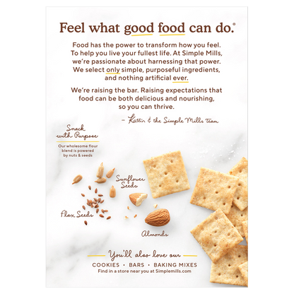 Simple Mills Fine Ground Sea Salt Almond Flour Crackers 4.25oz