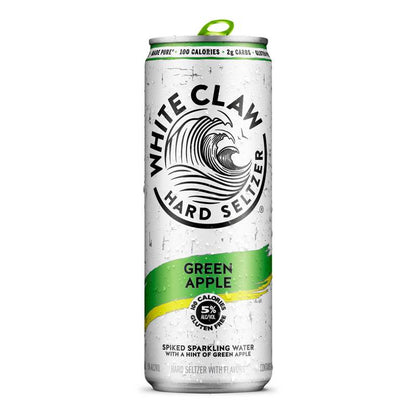 White Claw Seltzer Green Apple 6pk 12oz Can 5.0% ABV