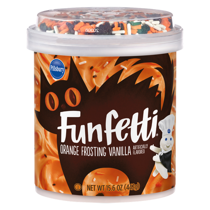 Pillsbury Funfetti Halloween Frosting 15.6oz