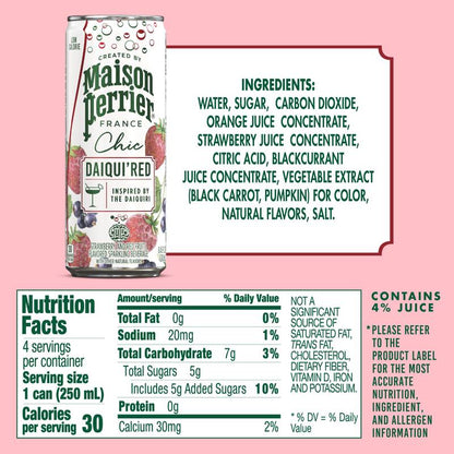 Maison Perrier Chic Daiqui'Red 4pk 8.45oz Can