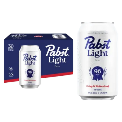 Pabst Light 30pk 12oz Can 4.2% ABV