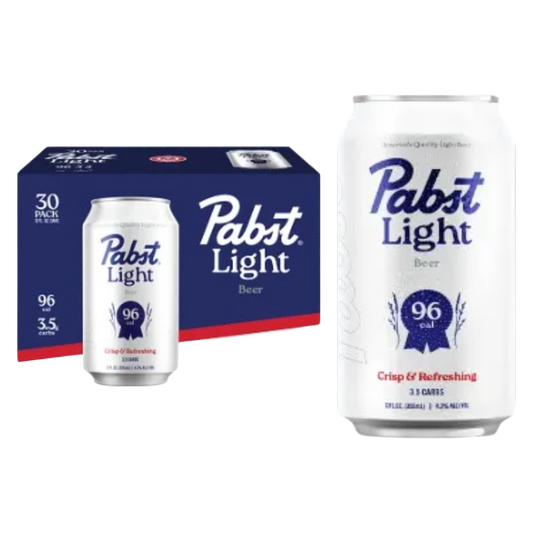 Pabst Light 30pk 12oz Can 4.2% ABV