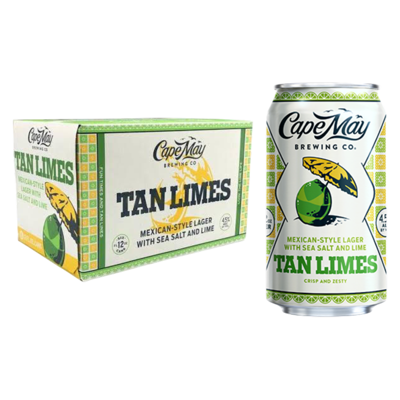 Cape May Tan Limes 6pk 12oz Can