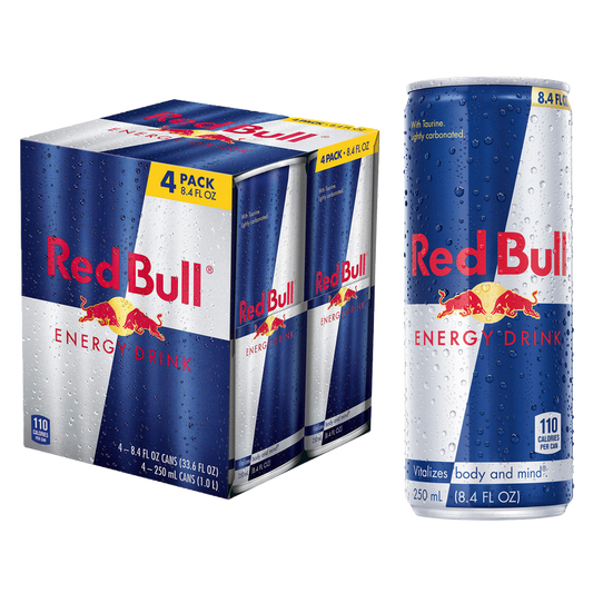 Red Bull Energy Drink 4pk 8.4oz Can- XL