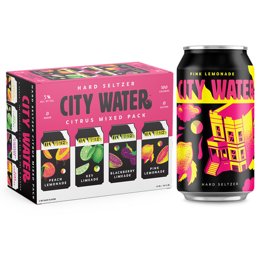 City Water Citrus Mix 12pk 12oz Can 5% ABV