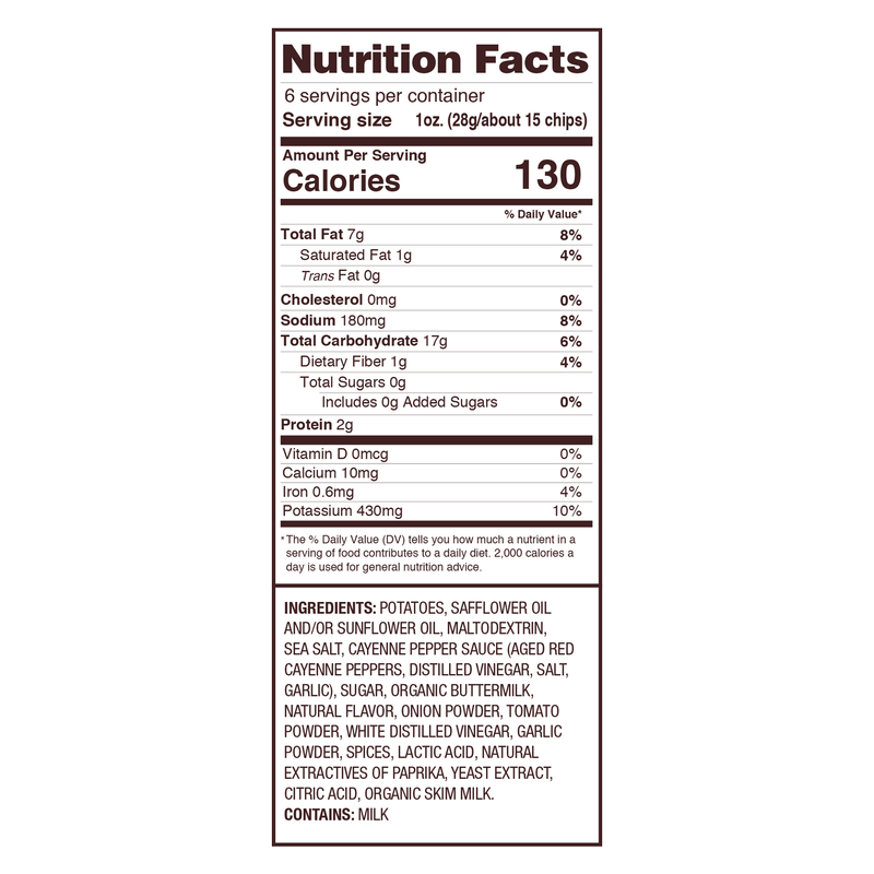 Uglies Buffalo Ranch Kettle Potato Chips 6oz