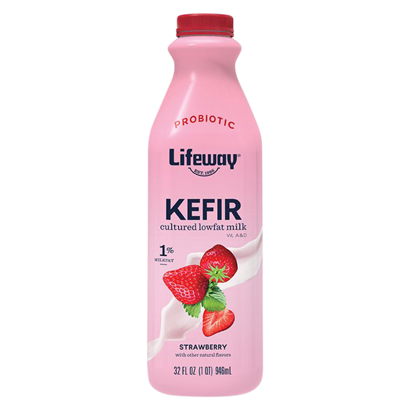 Lifeway Low Fat Strawberry Kefir 32oz Ctn