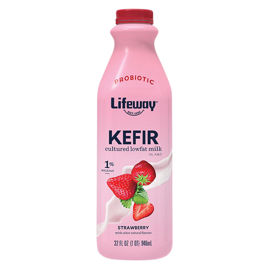Lifeway Low Fat Strawberry Kefir 32oz Ctn