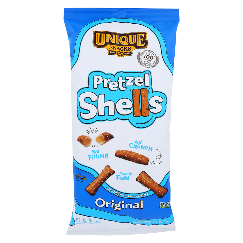 Unique Snacks Pretzel Shells Original 10oz