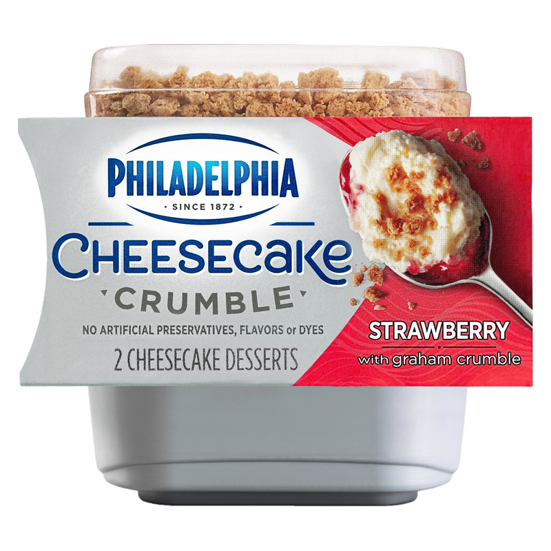 Philadelphia Strawberry Cheesecake Crumble  - 2ct/6.6oz