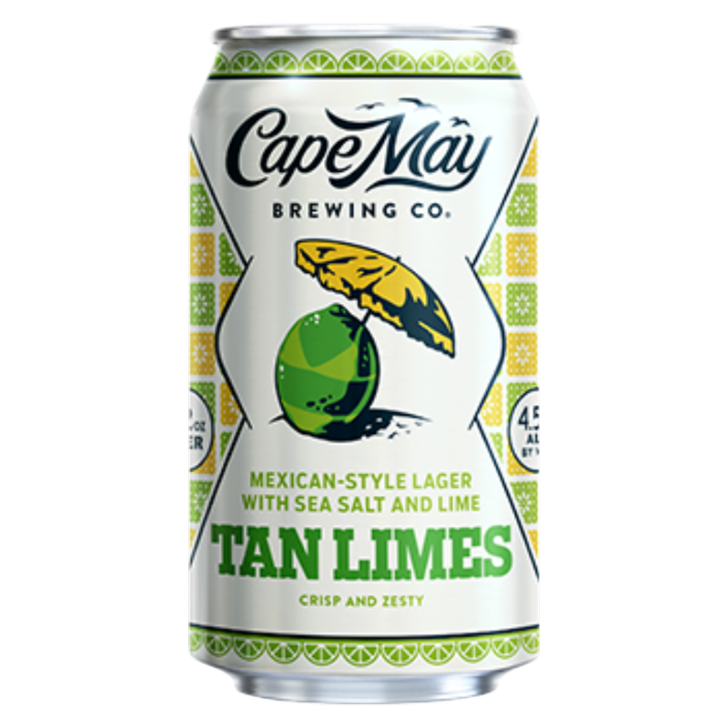 Cape May Tan Limes 6pk 12oz Can