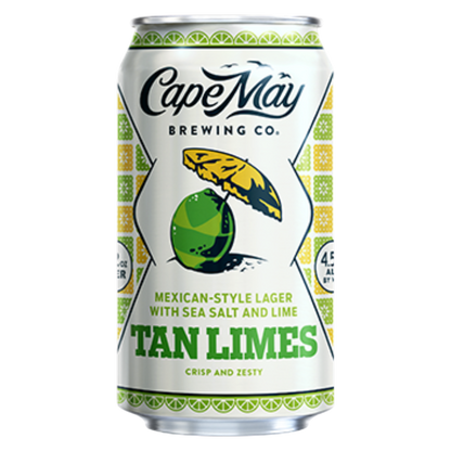 Cape May Tan Limes 6pk 12oz Can