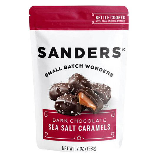 Sanders Dark Chocolate Sea Salt Caramels 7oz