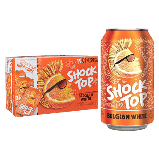 Shock Top Belgian White 15pk 12oz Can 5.2% ABV