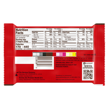 KIT KAT Crisp Wafers In Vanilla Flavored Creme King Size Bar, 3 oz