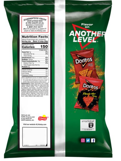 Doritos Salsa Verde Tortilla Chips 9.25oz
