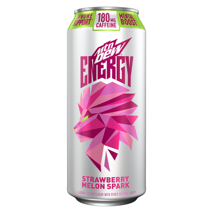 Mountain Dew Energy Strawberry Melon Spark 16oz Can